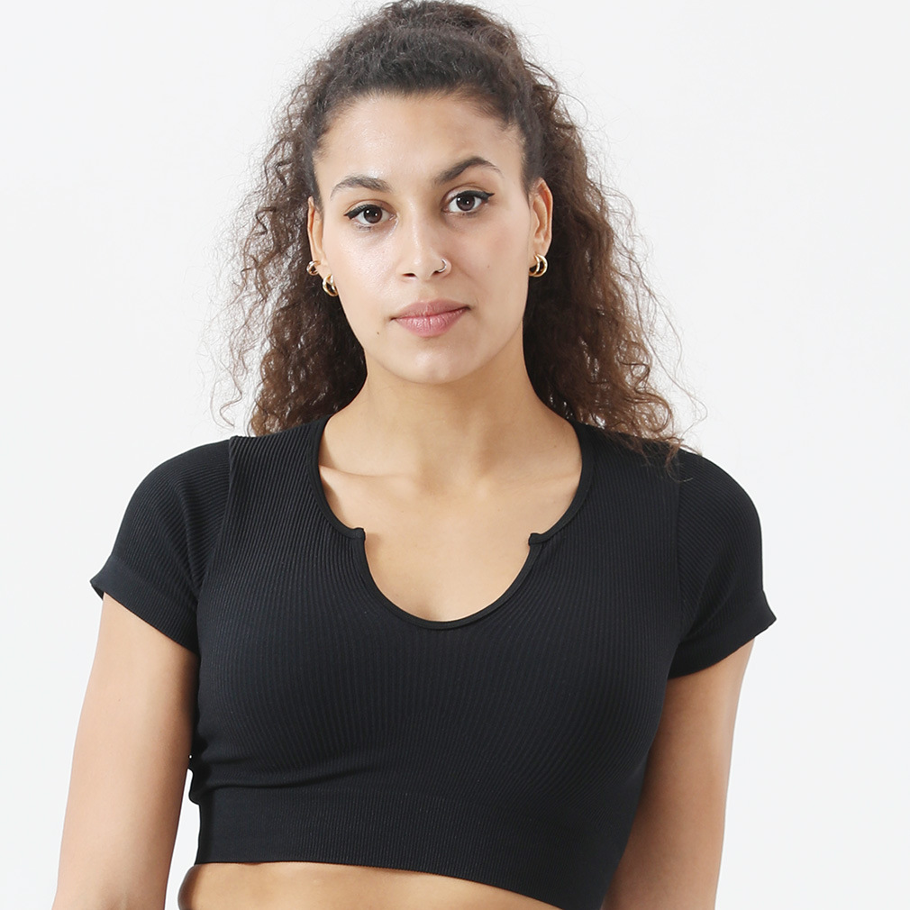 现货！细螺纹欧美瑜伽服套装针织运动跑步健身三件套五色套装新款