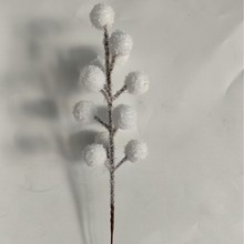 圣诞装饰品挂雪发财果圣诞树花环配件仿真浆果家居装饰仿真浆果