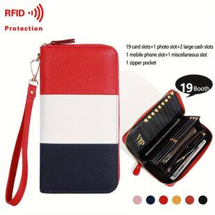 I 74607 Multi-card Long Wallet �࿨λ�L��Ů�X���羳���Q