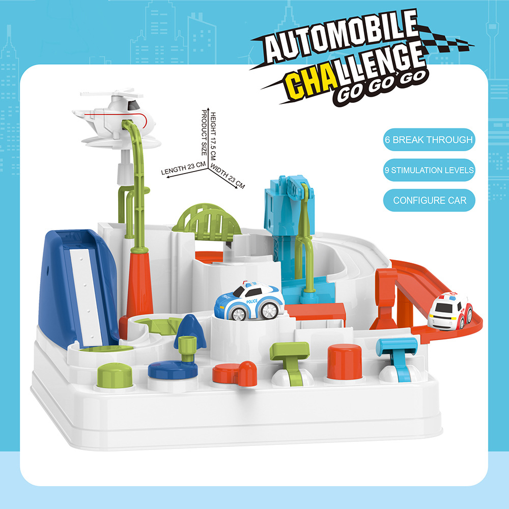 화이트 어드벤처 + 자동차 2대 [영어 컬러박스]