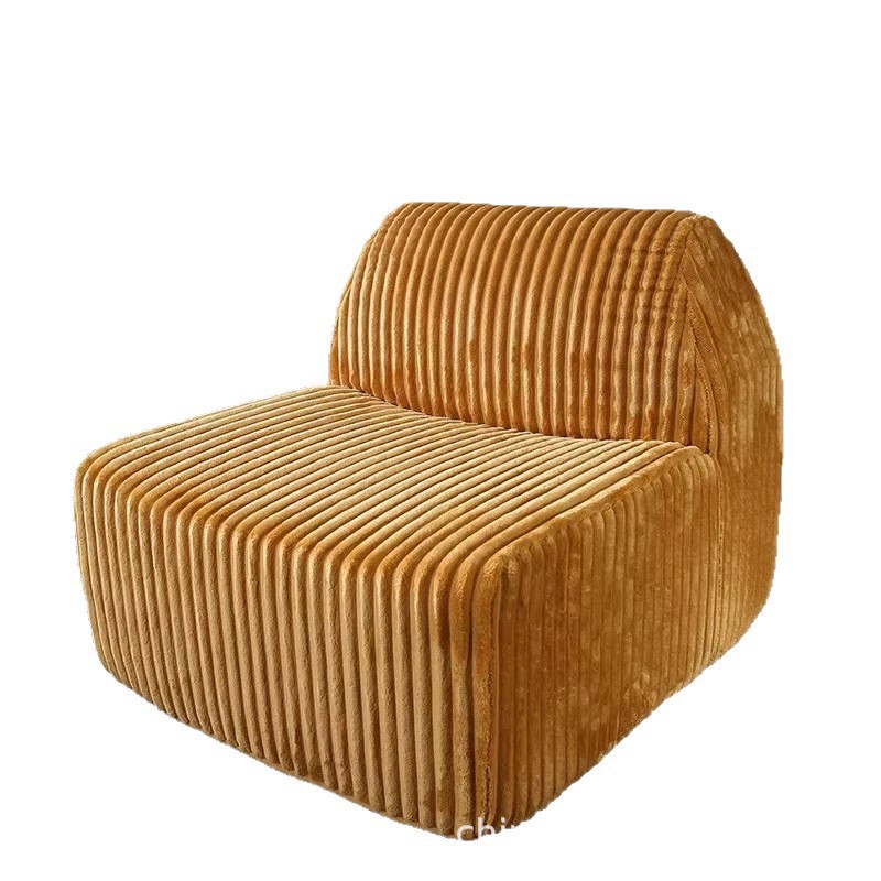 Compresión de comercio exterior vacío envuelto tela esponja sofá integral moldeo moderno casual sofá silla individual image 6
