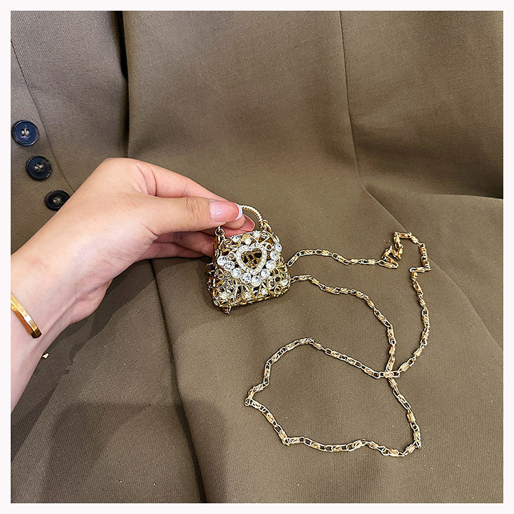 Mini Decorative Simple 2023 Spring/Summer New Fashion Banquet One Shoulder Chain Bag_voghion.com