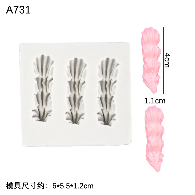 Cookie crema Lollipop molde de silicona epoxi arcilla cerámica suave DIY chocolate fondant