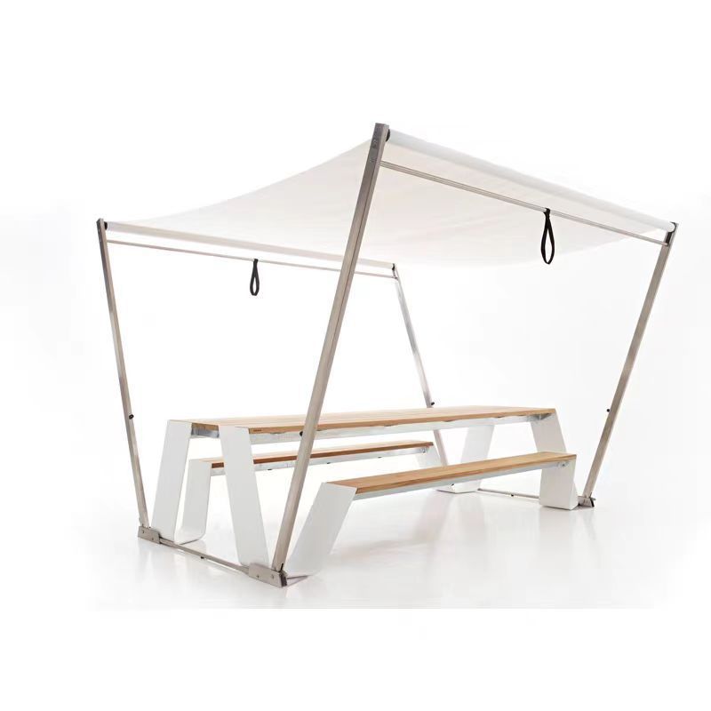 Mesa y silla al aire libre combinación de villa patio jardín mesa de comedor de teca hotel de alta gama al aire libre ocio muebles al aire libre