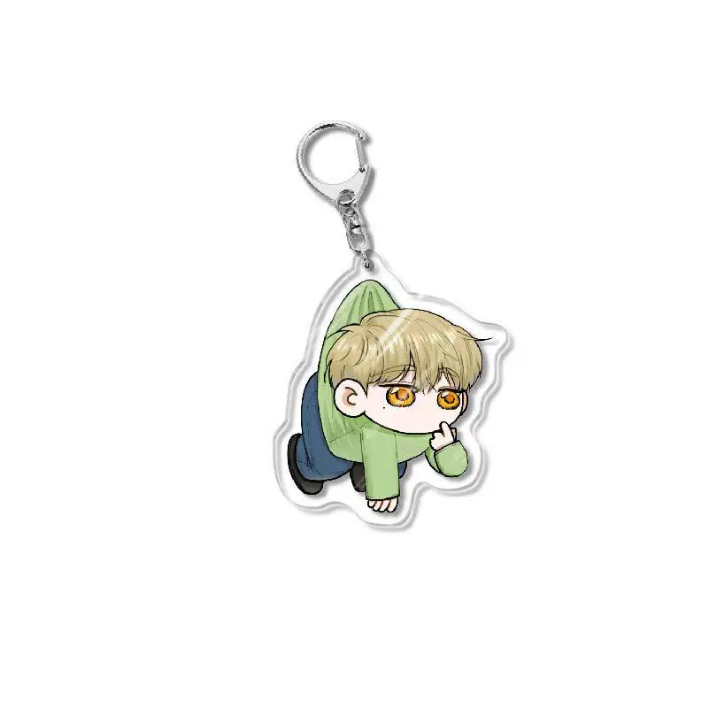Acrylic Keychain Double-Sided Pendant, 6 cm, Anime-Style Two-Dimensional Gift
