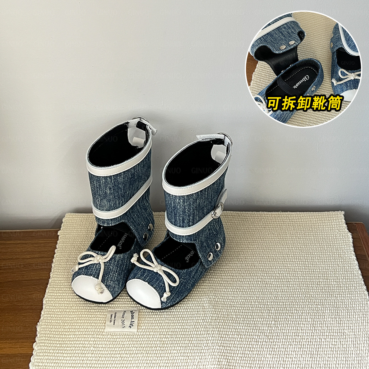 {Size 22-30} Children's Boots Cowboy Boots 2025 New Autumn Girls' Single Boots Long Boots Baby Princess Shoes