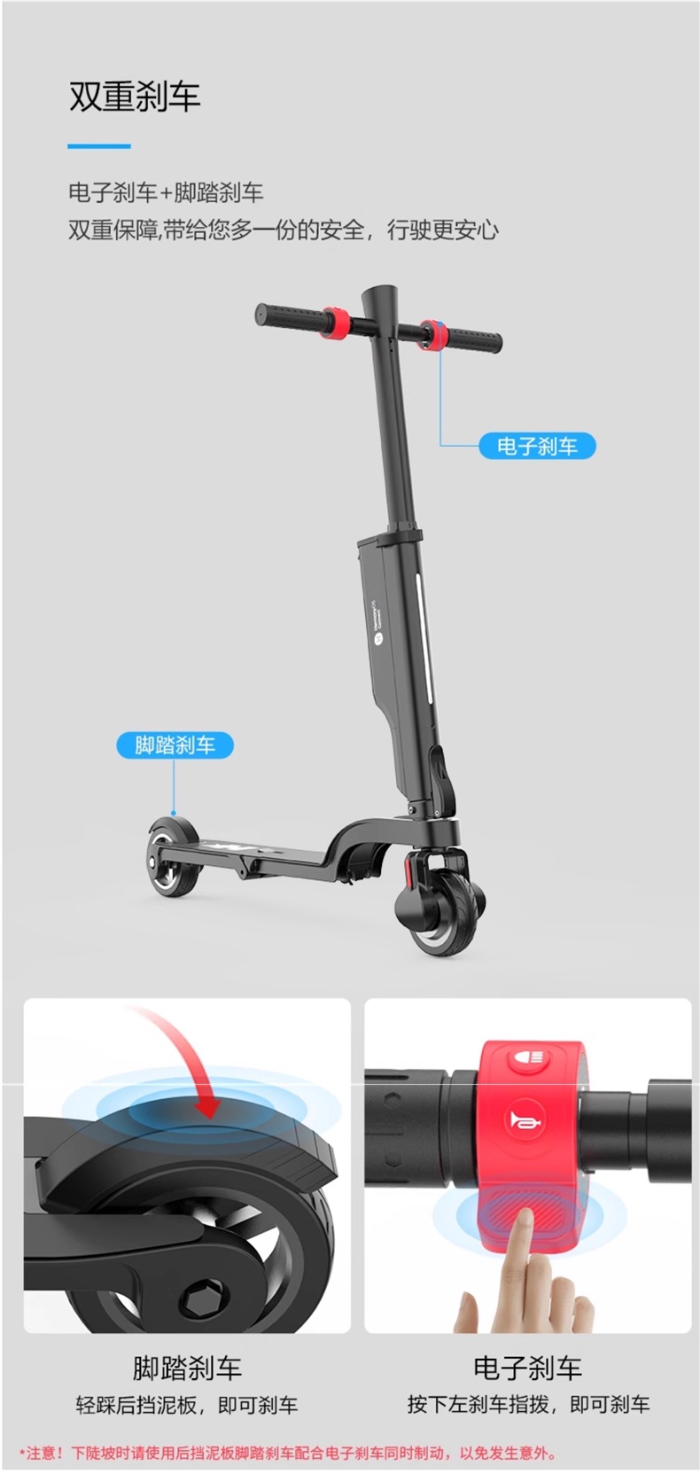 Hx Happy Folding Electric Scooter for Adults, Mini Small Electric Vehicle, Ultra-Light Portable Mobility Device, Electric Scooter