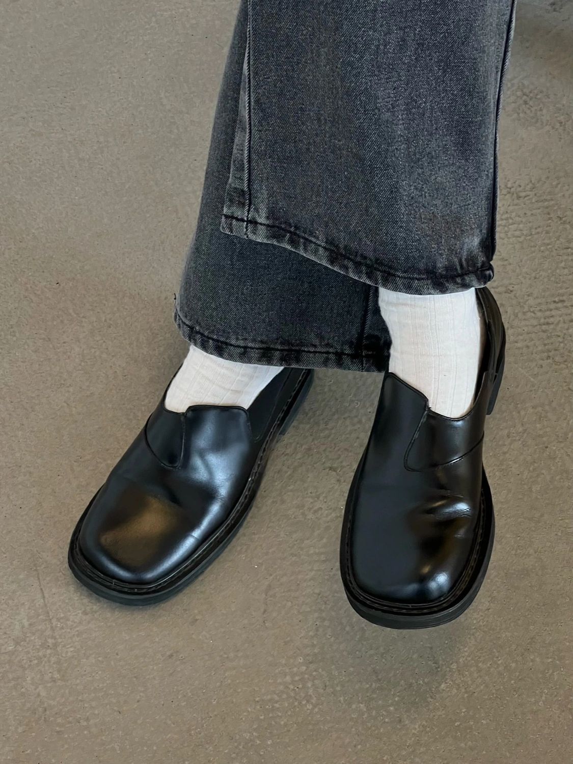 ShoeVault Lazy Commuter, scarpe derby slip-on da uomo alla moda in pelle elasticizzata con punta alta e bassa, per lavoro e guida_voghion.com