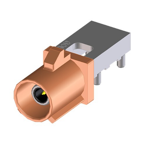 AMPHENOL安费诺 车载立式FAKRA-C收音GPS天线座公头SMB-JEF插座Z