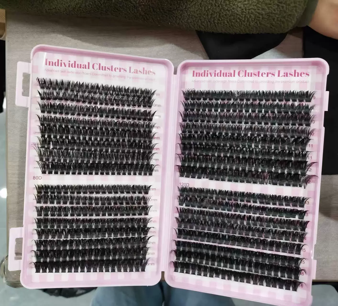 Dense False Eyelash Set DIY, Individual Cluster Lashes 16 mm — Multi‑configuration Kits