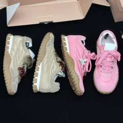 纯原顶品！非通货！欧美时尚运动鞋双系带防滑德训鞋布面小白鞋女
