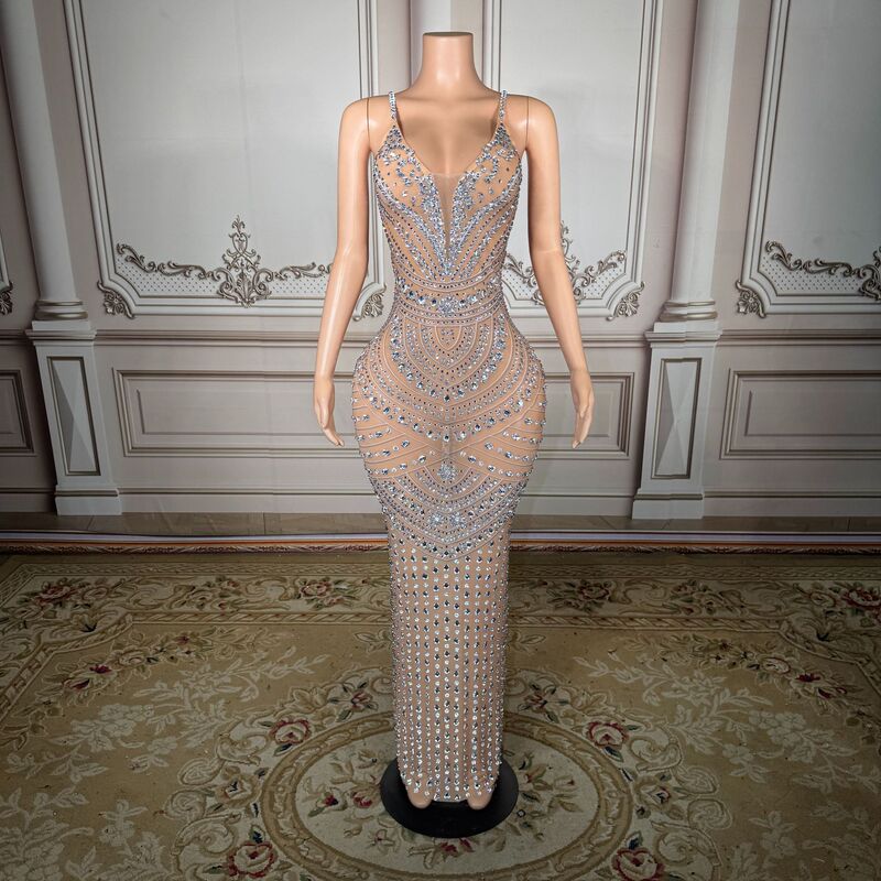 High-End, Luxurious, Sexy Backless Slit Strapless Dress for Hostess, Singer, Runway Show, Cocktail Party, Evening Gown High-End, Luxurious, Sexy Backless Slit Strapless Dress for Hostess, Singer, Runway Show, Cocktail Party, Evening Gown