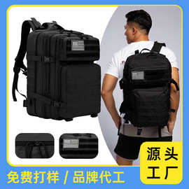 亚马逊定制轻便旅行双肩包户外休闲大容量登山战术背包书包厂家男