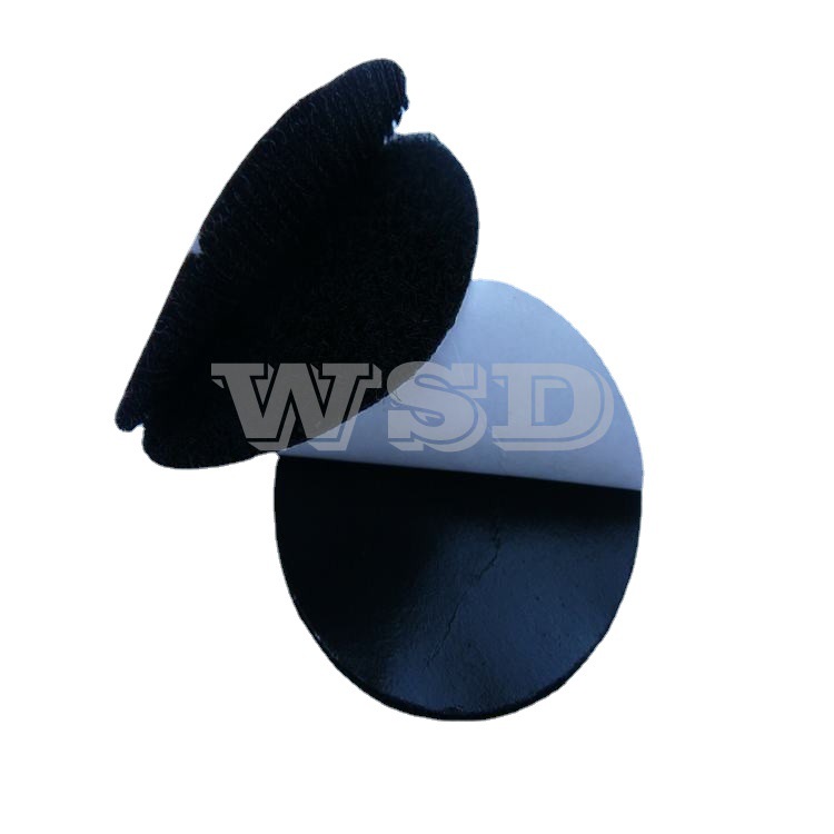 销售背胶粘扣带 圆形魔术贴  冲型魔术贴 自粘贴 防水背胶魔术贴