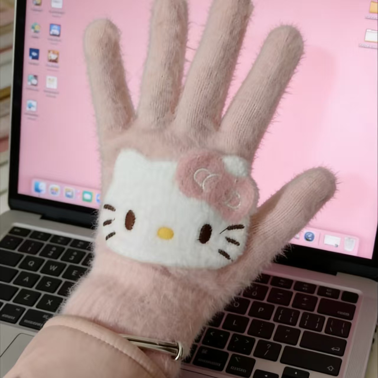 KT 핑크장갑 신상품 [개별포장]