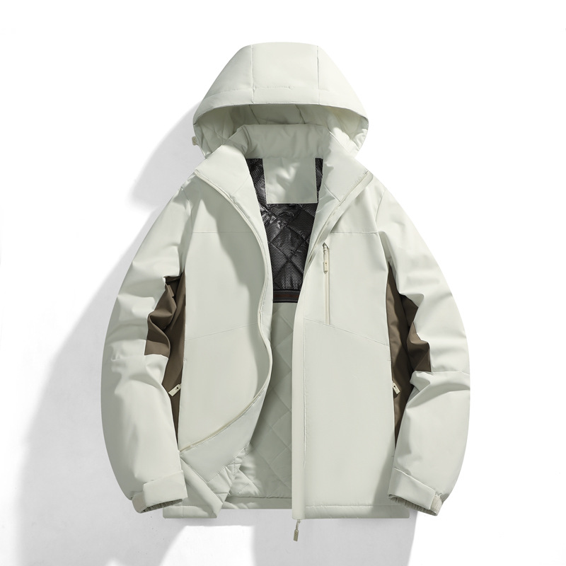 秋冬新款棉衣男 情侣棉服 棉衣男 石墨烯加绒加厚保暖棉衣 冬季外