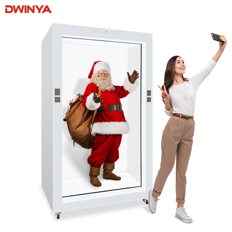 49-Inch 55-Inch 65-Inch 86-Inch 3D Transparent Cabinet Holographic Cabin Ai Digital Human Multi-Functional Window Touch Display Cabinet