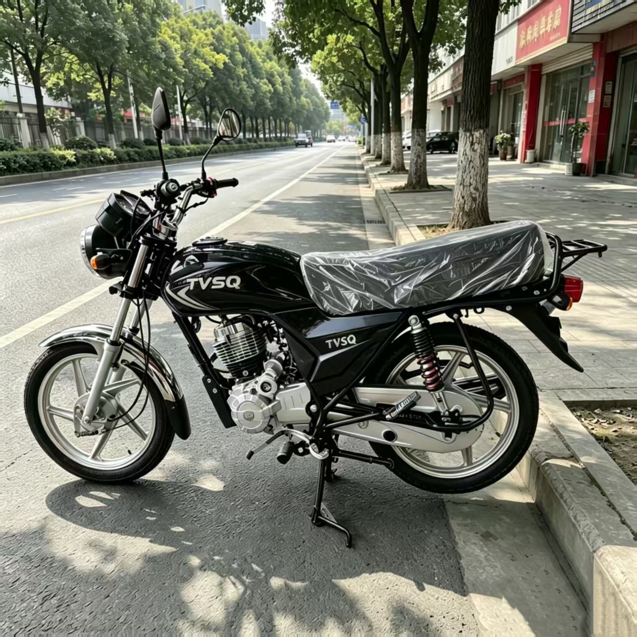 Two-Wheeled Vehicles for Long-Distance Riding, Suitable for Commuting in Urban and Rural Areas, Carrying Goods in Markets, and Fuel-Powered Motorcycles That Can Easily Carry Heavy Loads and Climb Long
