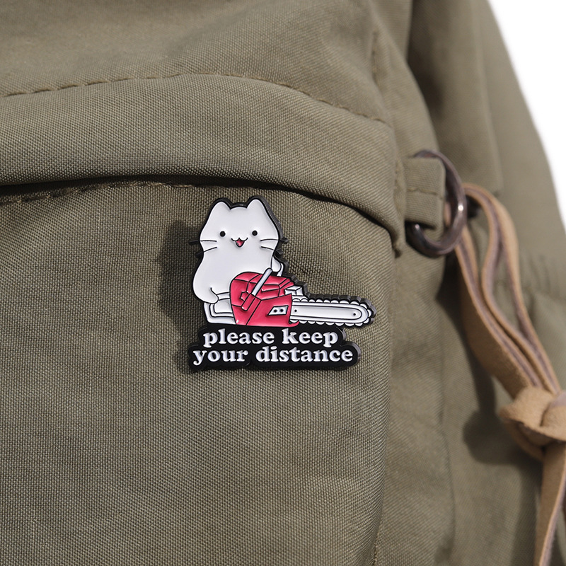 Cute Pin Cat Alloy Plating Unisex Brooches display Cruz 5