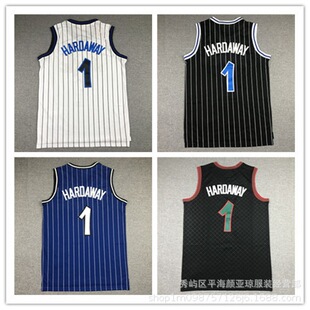 Embroidered basketball jersey jersey magic team 1 Hardaway basketball jersey Magic Jersey
