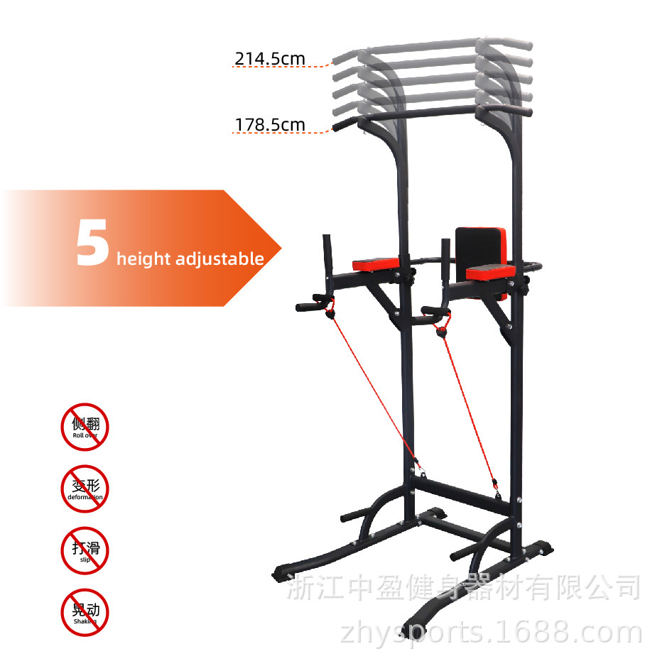 Fabricante de suministro directo de una sola barra paralela pull-up dispositivo de entrenamiento doméstico de deportes interiores flexiones una sola barra paralela para el hogar