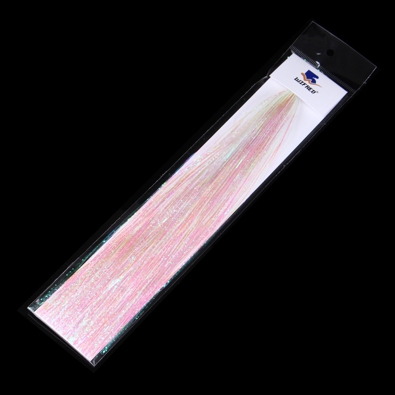 Wifreo 1mm silla brillante relieve alta reflexión correa de mosca de mar gancho material de unión 8 colores