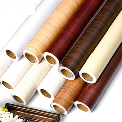 WBZ7家具翻新貼紙貼皮衣櫃柜子木板木門桌面防水仿木自粘木紋貼紙