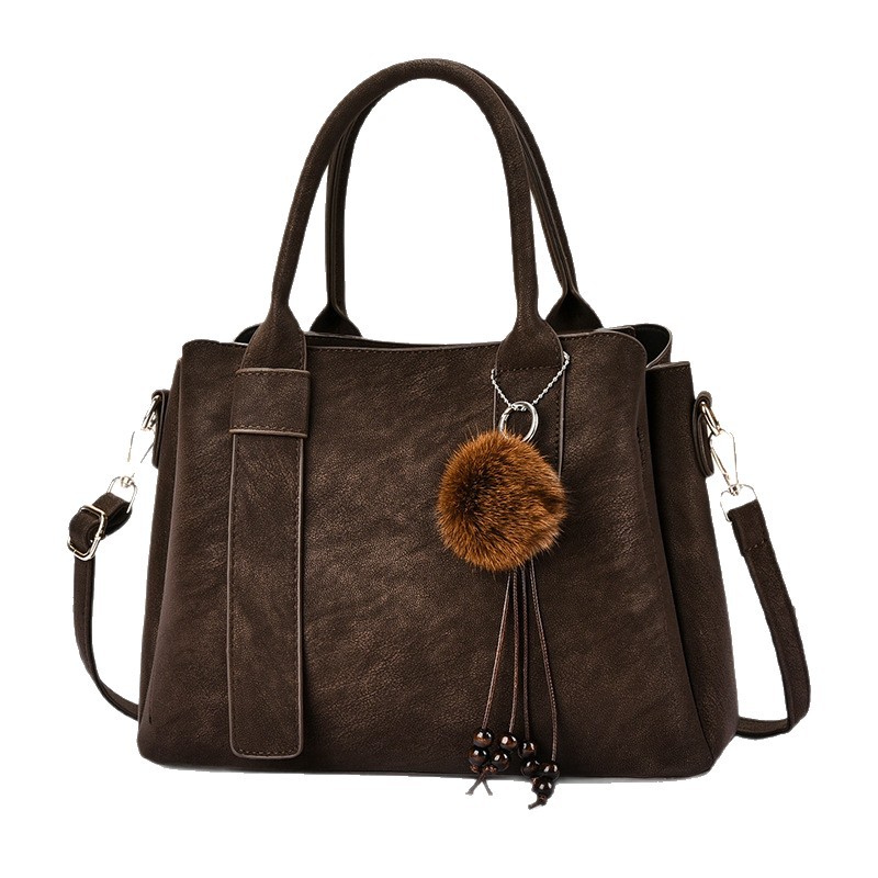 Bolso 2025, nuevo bolso de moda retro, gran capacidad, bolso de madres de mediana edad, bolso de otoño y invierno, bolso de viaje de mujer