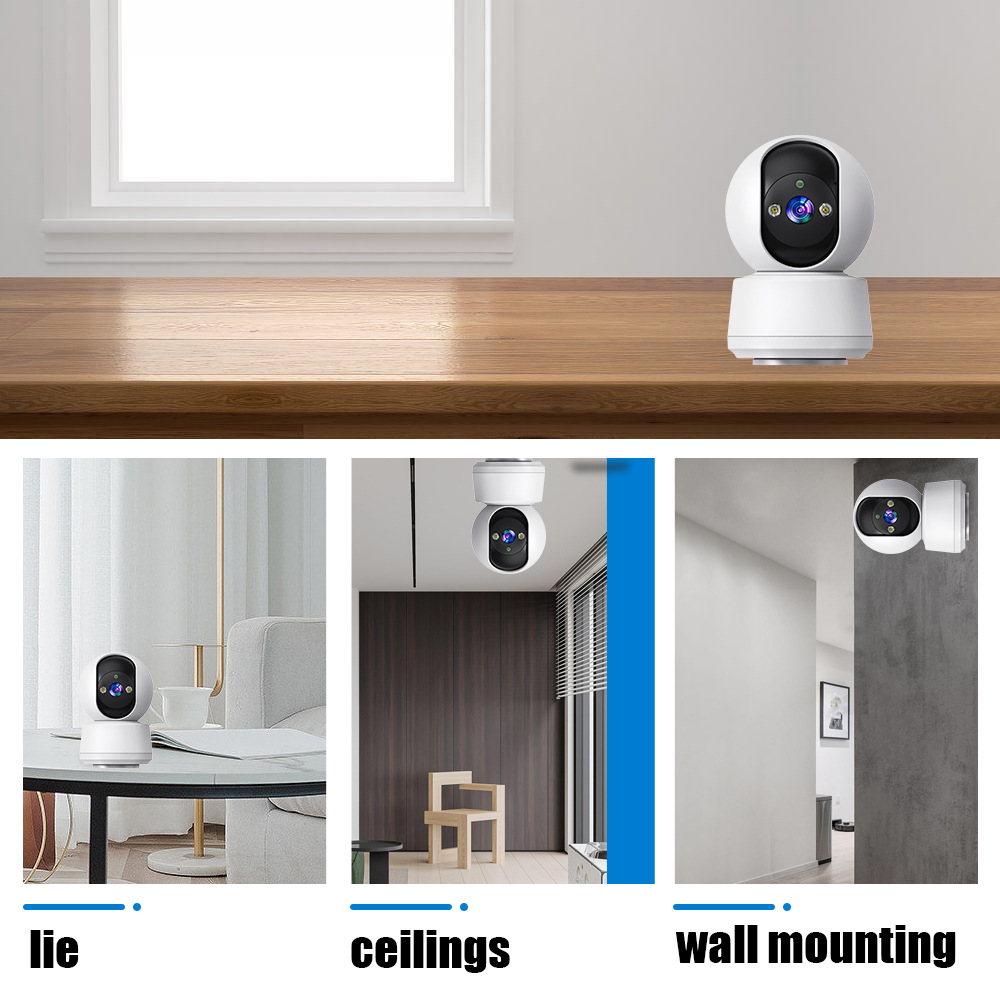 Cámara doméstica transfronteriza de fábrica WiFi monitor remoto de voz intercomunicación inteligente de cámara HD