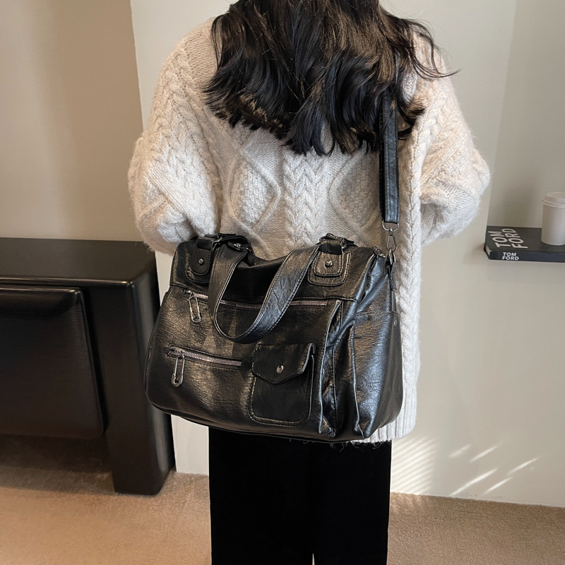 Borsa a tracolla donna elegante, borsa tote grande di lusso_voghion.com