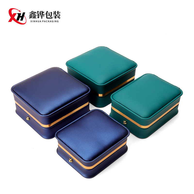 Golden Edge Waist Rounded Jewelry Box Pearl Bracelet Box Pendant Ring Bracelet Gift Packaging Box Ornament