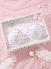 Z 36244 Cute Cat Print Bra Set ��ͨè���� ����ѷŷ���羳