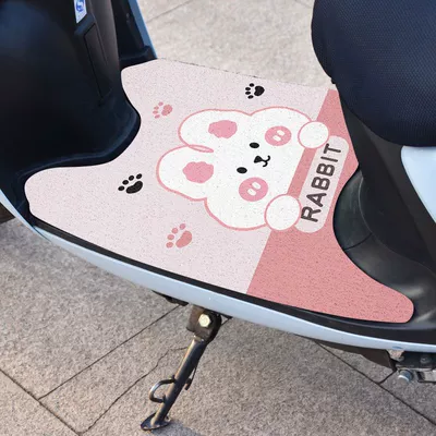Mud Scraping and Dust Removal Anti-skid Mat, Electric vehicle foot mat - bunny-2540cm-delectangular-shape-can-be-cut-by-yourself