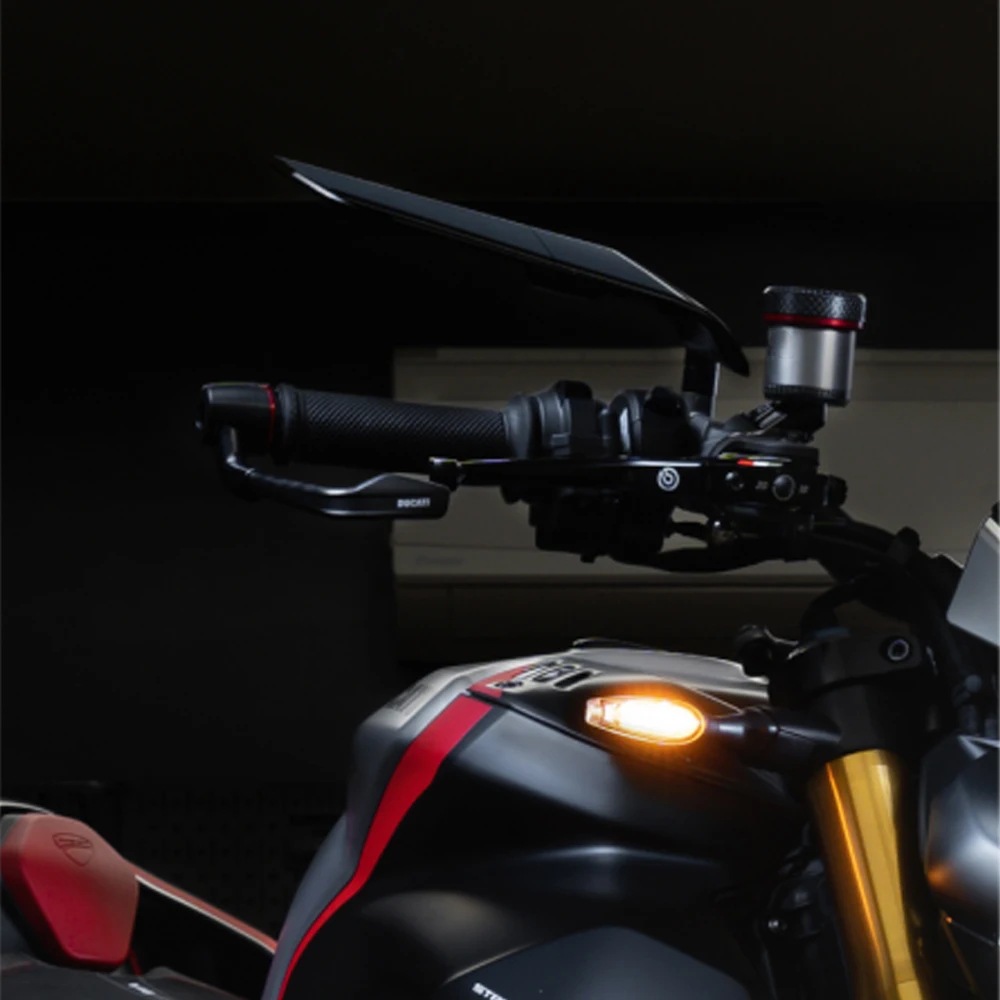 Suitable for Suzuki Honda Kawasaki Yamaha Ducati motorcycle invisible rotatable adjustable wing rearview mirror
