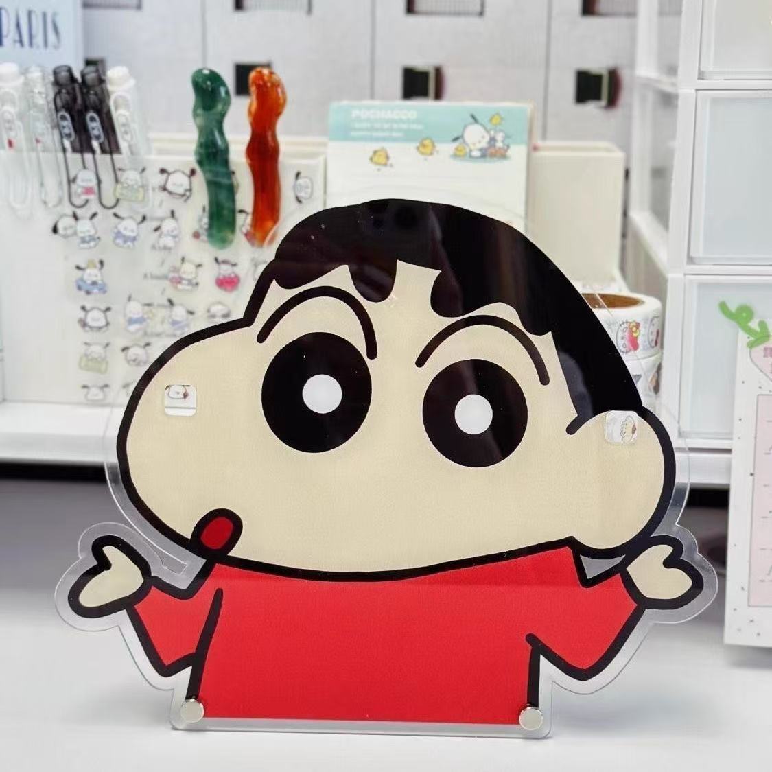 Pequeño libro rojo con el mismo estilo Sanrio kt cat Pacha marco de almacenamiento de gafas de perro lindo adorno de escritorio acrílico de alto valor image 24