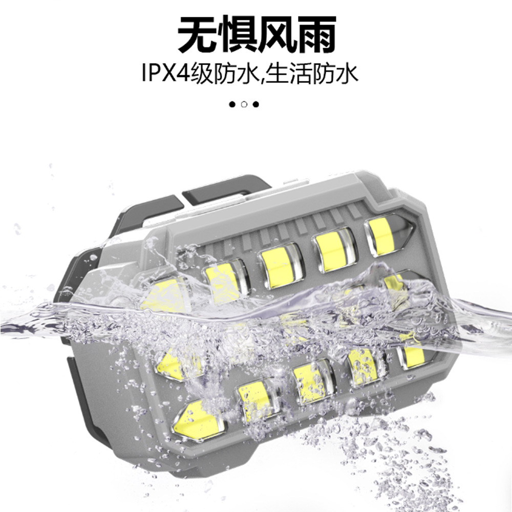 Nuevo al aire libre multi-funcional de la linterna LED resalte luz de trabajo del hogar portátil de larga resistencia noche corriendo luz de la pesca