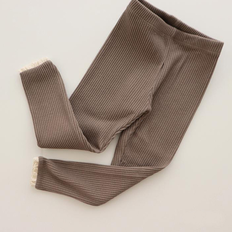 Leggings para bebés primavera y otoño 2022 nueva ropa de otoño pantalones de encaje de otoño para bebés y niñas