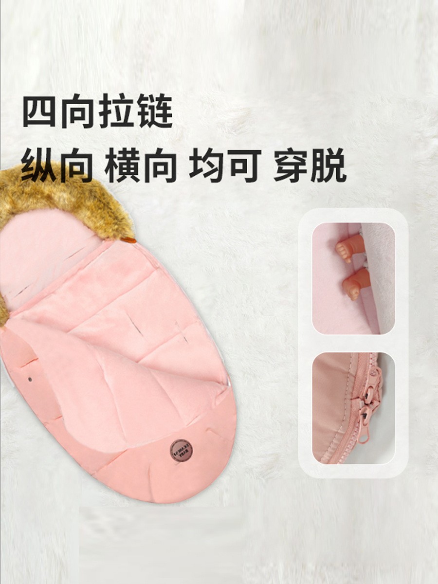 Saco de dormir para cochecito de bebé, engrosado para recién nacidos, cálido para el invierno, детский конверт (Saco de dormir tipo sobre para niños)