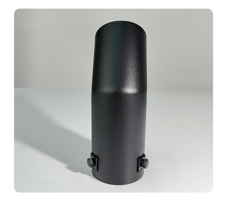 Suitable for Volkswagen Bora Passat Golf 4 Suzuki Huslter Stainless Steel Matte Black Car Tail Throat