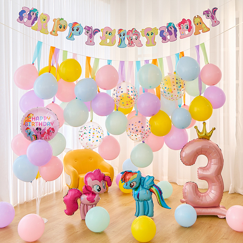 My Little Pony Themed Birthday Decorations For Girls - Perfect For Ages 3-10 Creating A Special Atmosphere For Celebrations_voghion.com
