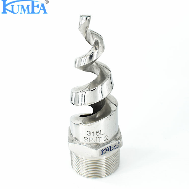 304/316材质不锈钢螺旋喷头喷嘴 消防脱硫除尘清洗不锈钢螺旋喷嘴