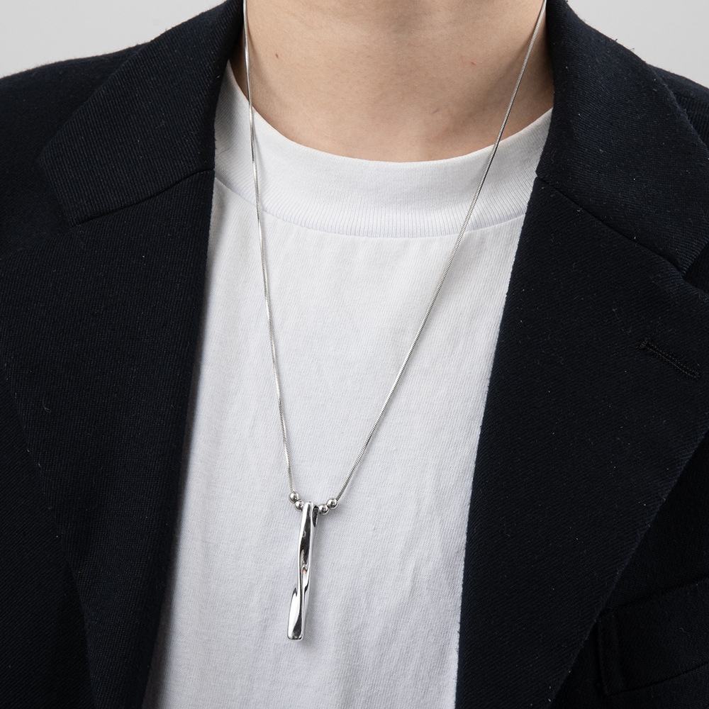 Fashion Geometric Titanium Steel Plating Pendant Necklace 1 Piece