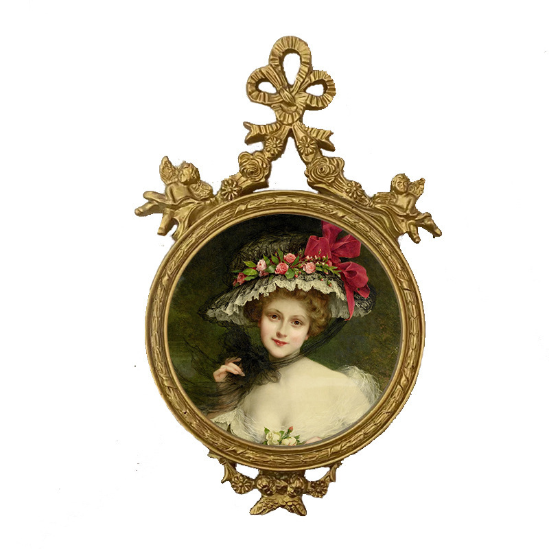 European Style Resin Photo Frame Angel Small Photo Frame Combination Photo Studio Set Table Resin Photo Frame Photo Wall Combination Ornaments Set Table