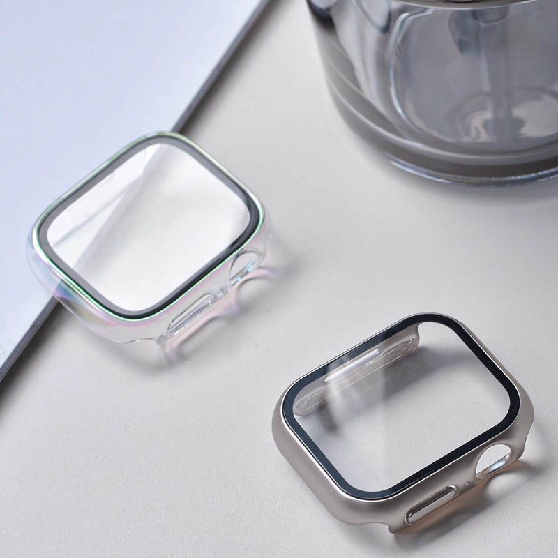Suitable for Apple Watch Tempered Film Protective Case iWatch Ultra/9/8/7 All-In-One S10 All-Inclusive Ultra-Thin