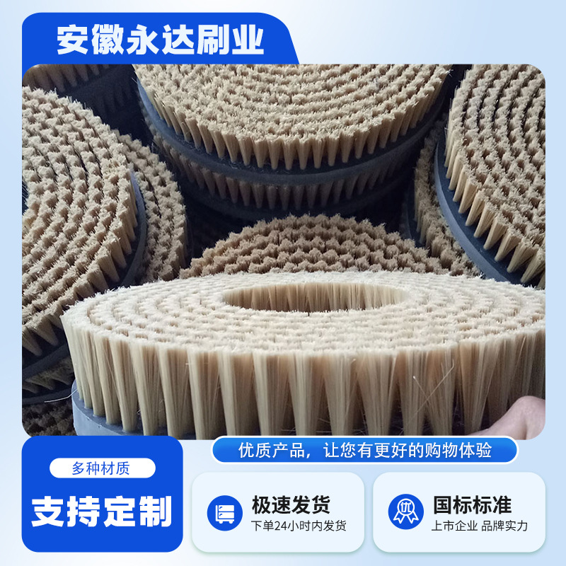 厂家批发供应工业圆盘刷 机械抛光清洁圆盘刷 磨料丝除尘圆盘刷