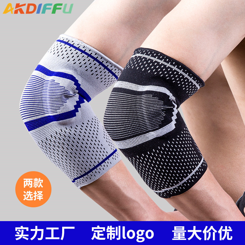 Venta caliente transfronteriza nueva almohadilla protectora de silicona codo protección de punto transpirable deportes fitness silicona codo protección al por mayor