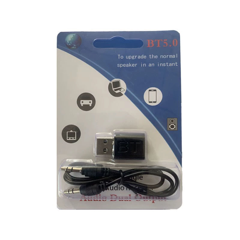 USB 2-в-1 приемник Bluetooth с прямым подключением к транспортному средству 5.0 Bluetooth громкой связи адаптер Bluetooth приемник