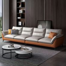 北歐風極簡科技布沙發客廳小戶型公寓出租房簡約現代網紅沙發組合