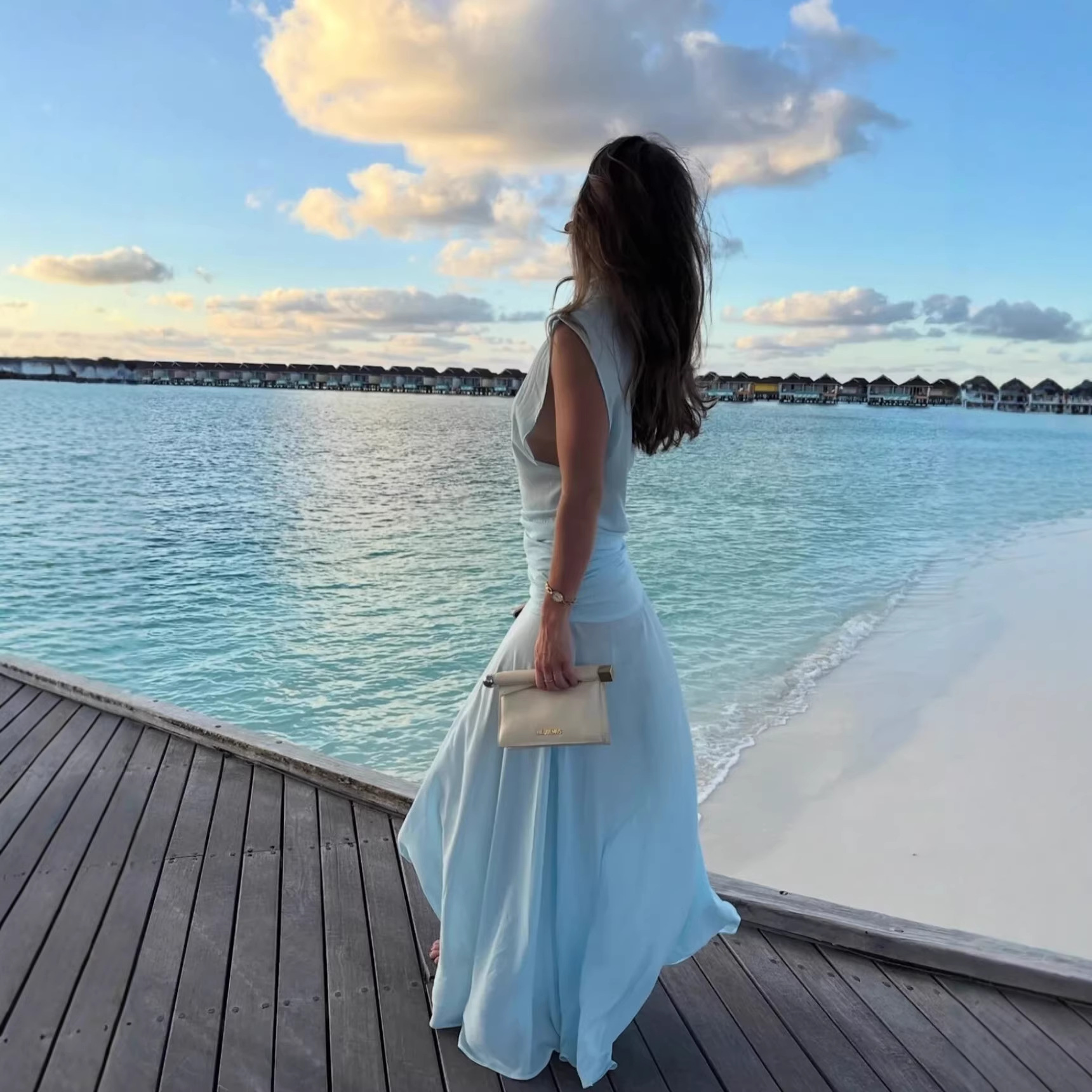 Summer Fashion Sleeveless Slim Fit Stand Collar Long Dress For Women Sexy Solid Color Ruched American Style_ecoleips.com