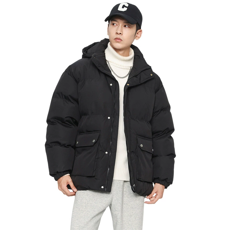 Winter warm hoody with down for beloved, down jacket, high-quality style